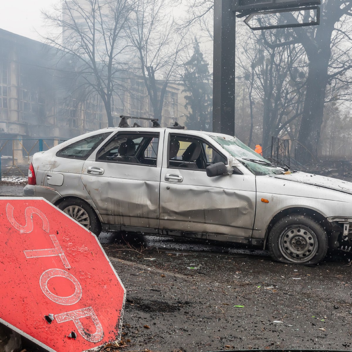 Авто после обстрела – когда следует бросить: повреждение