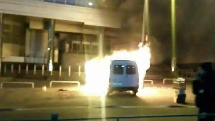 Газель взорвалась на мкаде Газель взорвалась на мкаде