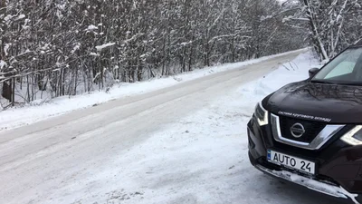Новый Nissan X-Trail испытали заснеженными украинскими дорогами - 25 декабря 2017 - Телеканал новостей 24