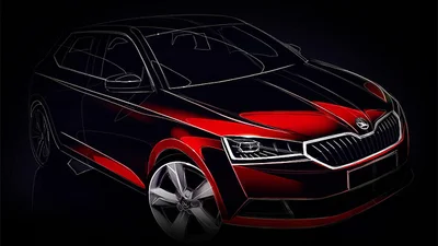 Первые изображения новой Skoda Fabia
