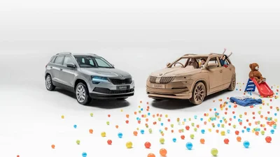 Британці створили модель автомобіля Skoda Karoq для дітей