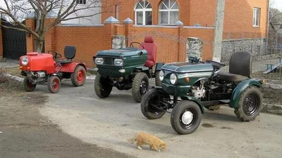 Саморобний трактор своїми руками з автомобіля - фото моделей