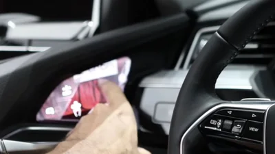 Audi показала, как работают видео-зеркала в e-tron