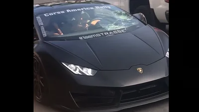 Облом для миллионера: видео о том, как владелец Lamborghini Huracan выставил себя на посмешище