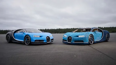З Lego зібрали повномасштабну копію Bugatti Chiron, що їздить