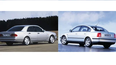 Mercedes Benz або Volkswagen Passat на єврономерах - хто кращий