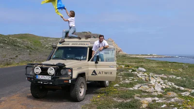 Українці проїхали на позашляховику 32 000 км з Хмельницького до Кейптауна