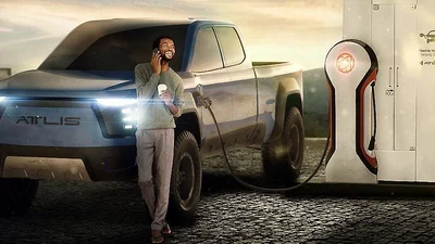 Atlis обіцяє повну зарядку електро-пікапа за 13 хвилин