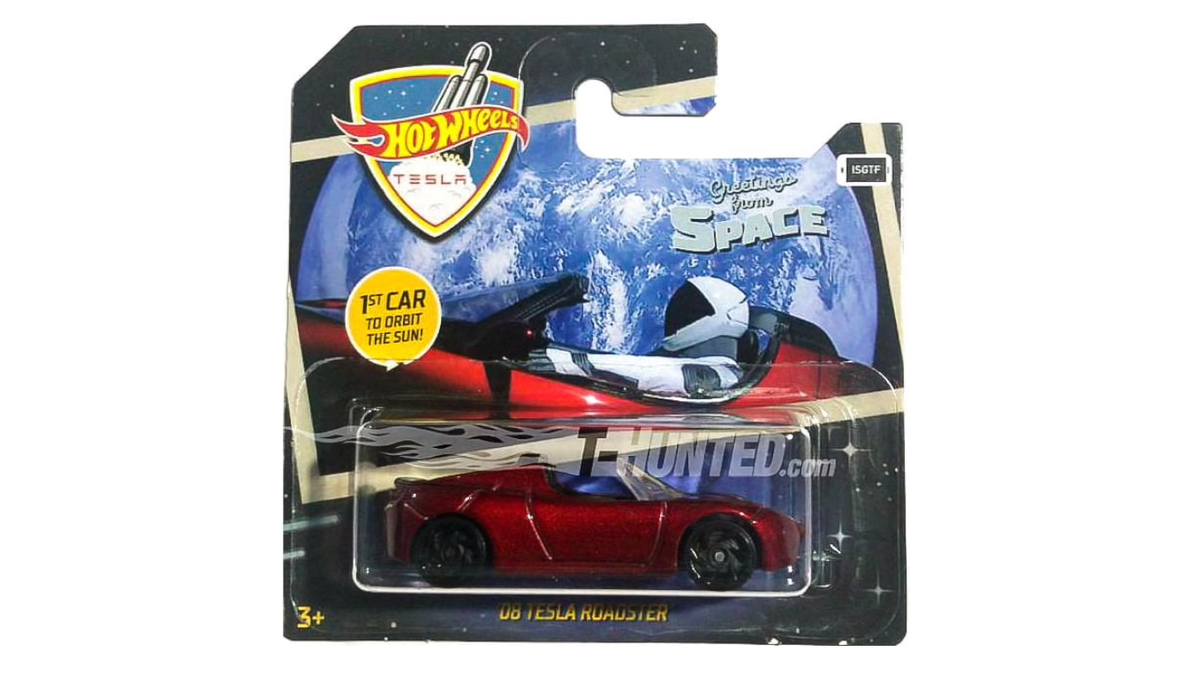 Hot Wheels выпустила новую игрушку Tesla Roadster Starman