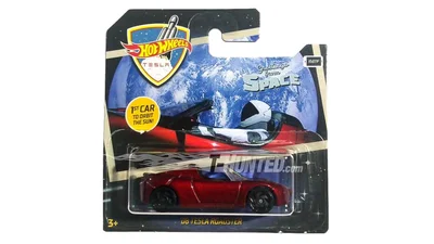 Hot Wheels выпустила новую игрушку Tesla Roadster Starman