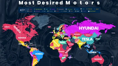 Какие марки авто чаще всего гуглят в мире