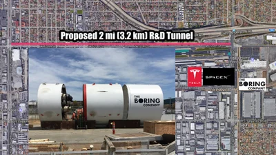 Буровая компания Илона Маска закончила проходку первого тоннеля под Лос-Анджелесом