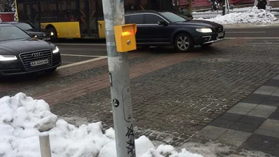 В Києві тестують світлофори нового типу