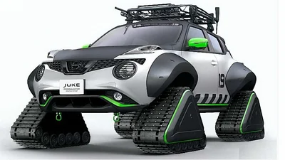 Nissan Juke перетворили на снігохід