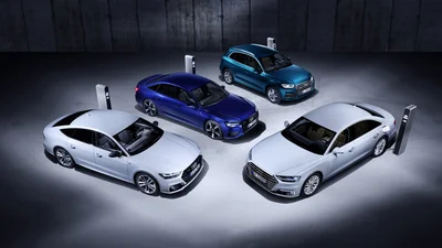 Четыре модели Audi подсели на батарейки
