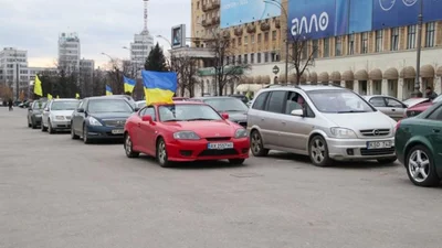У Харкові водії "євроблях" вимагають нормалізації ставок розмитнення
