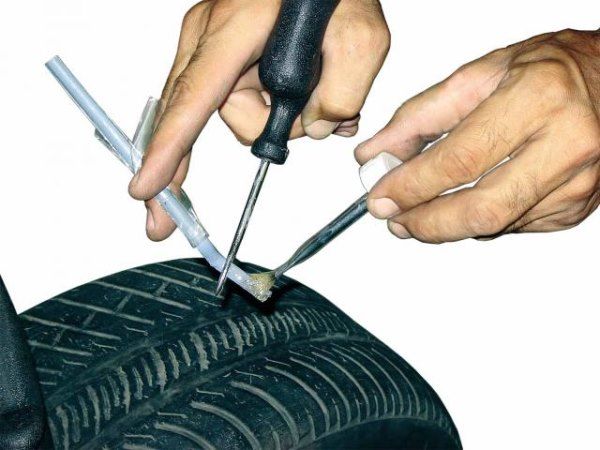 Ремонт шины в дороге: как это сделать своими руками