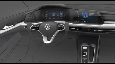 В салоне нового VW Golf не будет кнопок