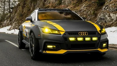 Спорткупе Audi TT превратилось в раллийный пикап в исполнении Safari