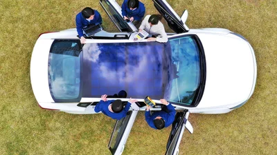 Крыша с солнечными панелями: новая фишка гибрида Hyundai Sonata
