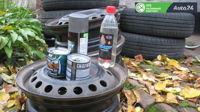 Як пофарбувати колісні диски автомобіля самому - фото, інструкція