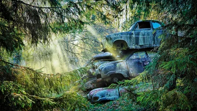 Найбільш містичних автокладовища світу - фото на Хеллловін 2019
