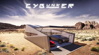 Для Tesla Cybertruck создали кибергараж Cybunker