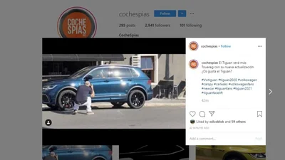 Фото оновленого Tiguan 2021 просочились в Мережу