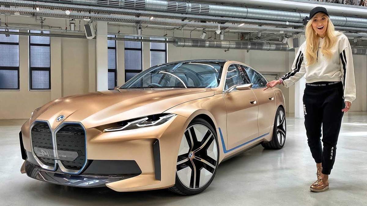 Проведите 9 минут наедине с Суперкар Блонди и электрическим гран-купе BMW  (видео)