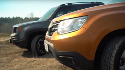 Renault Duster проти Jeep Renegade Trail Hawk на бездоріжжі: відео