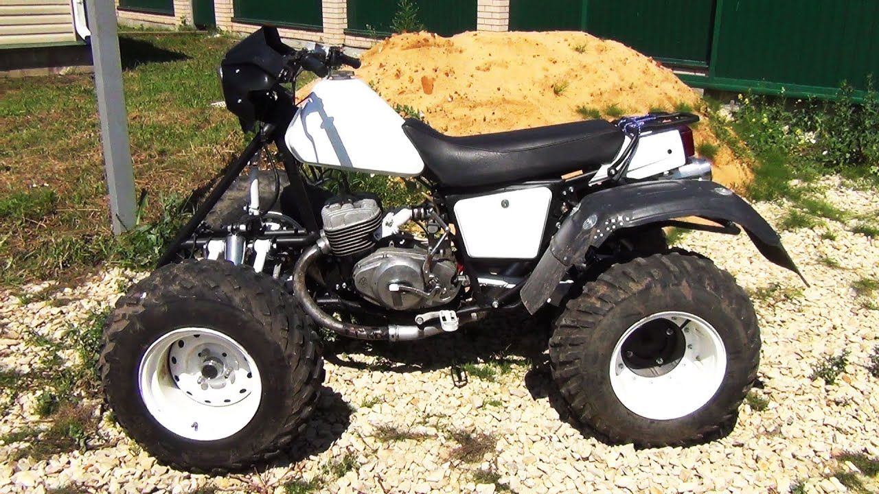 Самодельный квадроцикл на базе ЗИМ-350