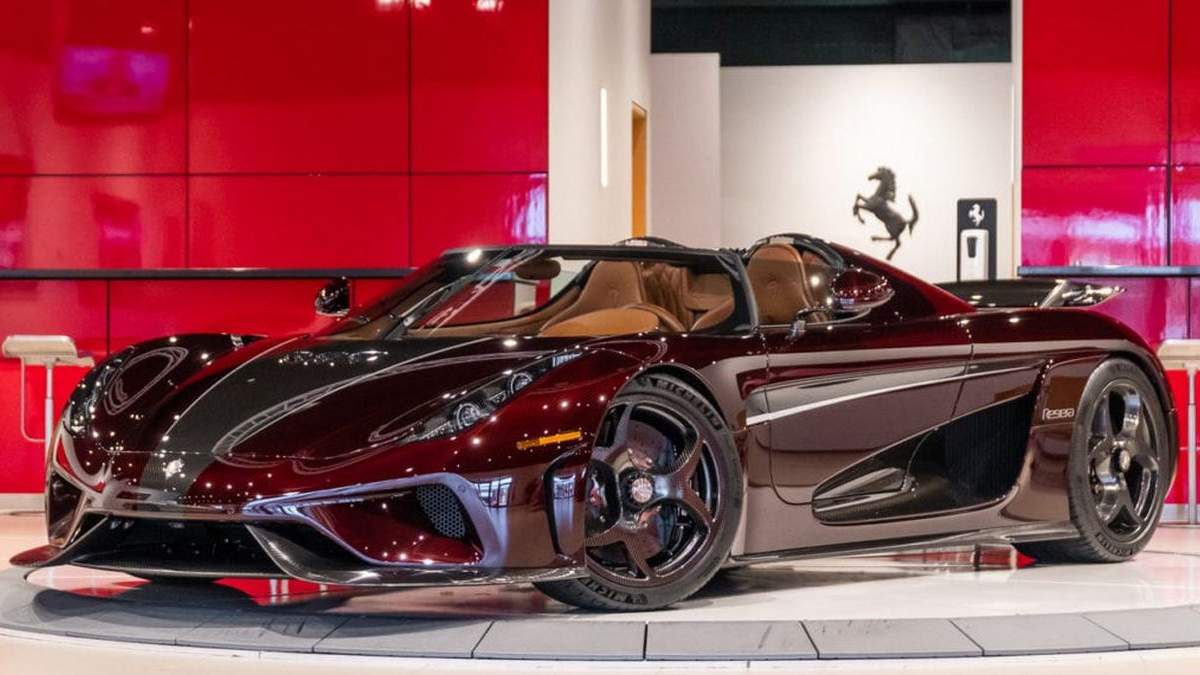 Ультраредкий Koenigsegg Regera с кузовом из красного карбона выставили на  продажу