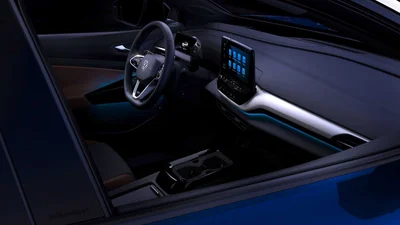 Інтер'єр електричного кросовера Volkswagen ID4 виявився ідентичним ID3