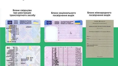 Як виглядають нові "права" та "техпаспорт": у МВС оприлюднили бланки документів