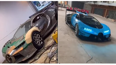 За 4 месяца на карантине мужчина построил реплику гиперкара Bugatti стоимостью 18 миллионов долларов