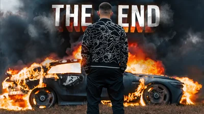 Ютубер сжег собственный Mercedes-AMG 63S, чтобы привлечь к себе внимание: видео