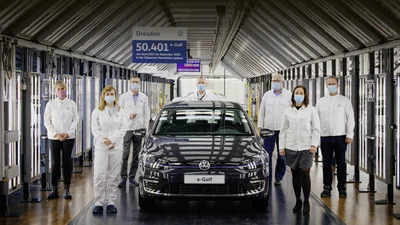 Volkswagen прекратил производство электрического e-Golf