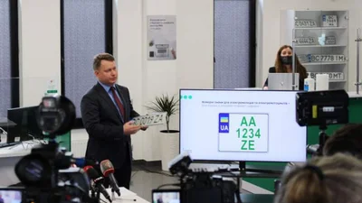 В Украине уже выдали 4 тысячи зеленых номеров для электромобилей