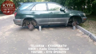 В Києві масово крадуть колеса з автомобілів