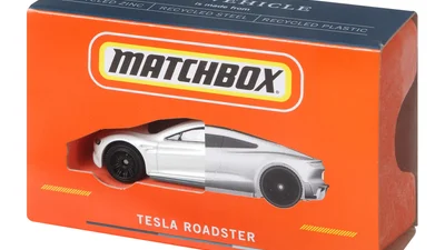 Производитель игрушек Matchbox представил серию электрокаров с Tesla Roadster во главе