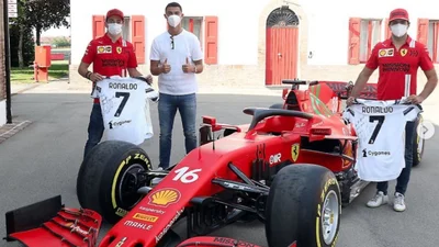 Кріштіану Роналду відвідав Ferrari, щоб замовити собі дуже особливий Monza SP2