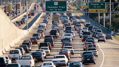 Автомобильный трафик в США увеличился на 55%