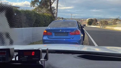 У водія BMW вилучили права за перевищення швидкості на гоночній трасі