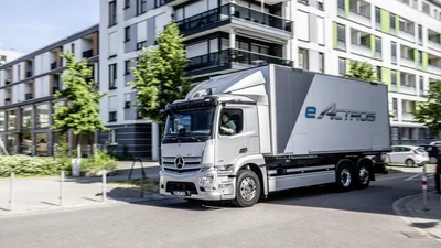 Mercedes-Benz представив електричну вантажівку eActros