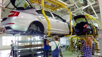 В Украине производство автомобилей увеличилось на 122%