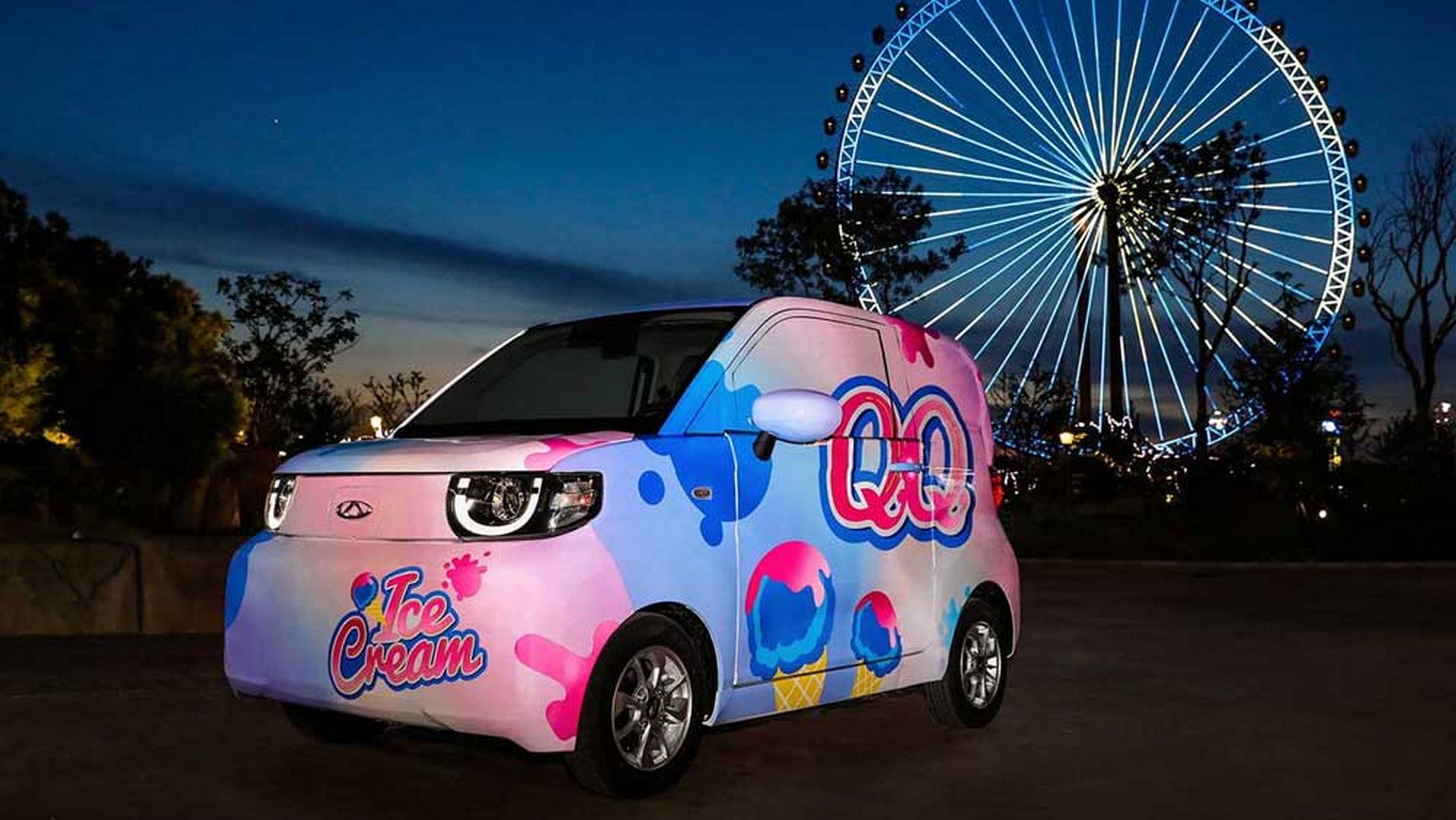 Chery электрический. Chery QQ электромобиль. Chery QQ Ice Cream. Chery QQ 2022.