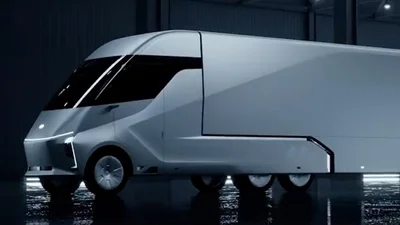 Китайский конкурент Google представил электрический грузовик похожий на Tesla Semi