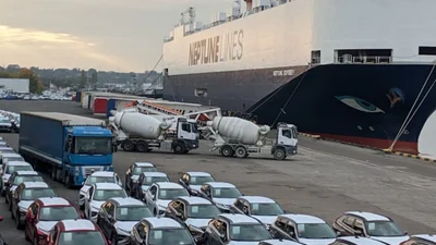 В Украину прибыло огромное судно с тысячами автомобилей: фото - 22 октября 2021 - Auto24