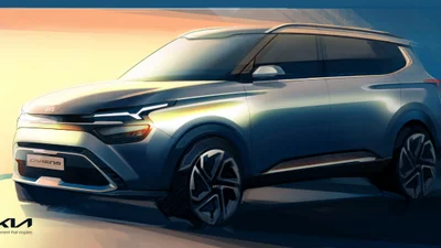 Новый Kia Carens на официальном изображении выглядит как кроссовер, а не минивэн - 7 декабря 2021 - Auto24