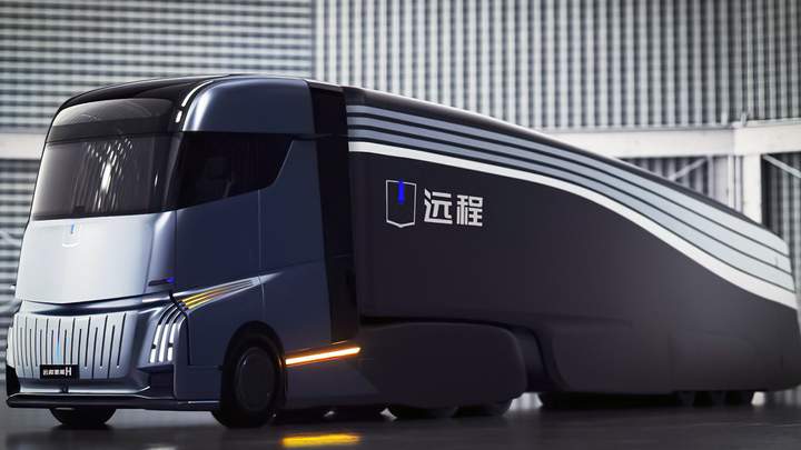 Китайская Geely показала грузовик Homtruck для конкуренции с Tesla Semi (фото)